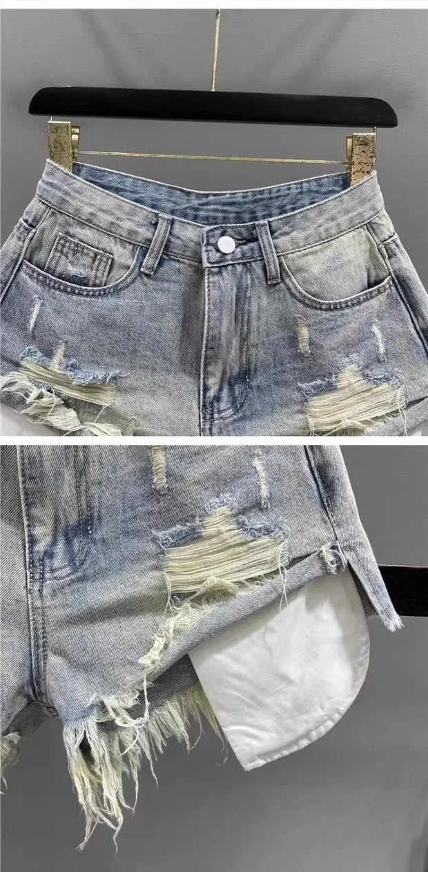 ClubChaos Ripped Mini Shorts