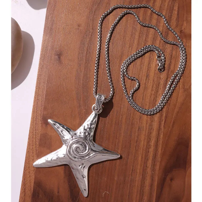 Cosmic Starfish Pendant