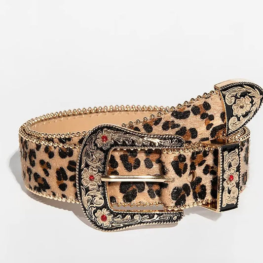 Tamed Rose Trimmed Belt