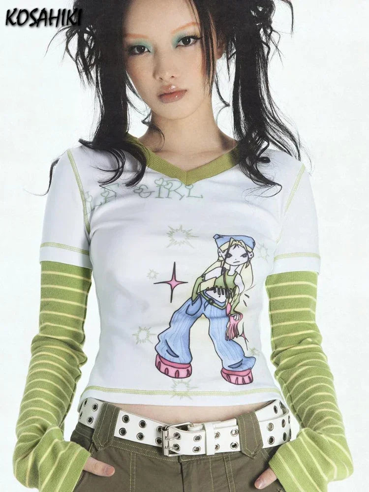 Hacker Chic Layer-Look T-shirt