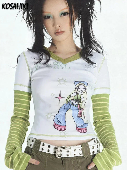 Hacker Chic Layer-Look T-shirt