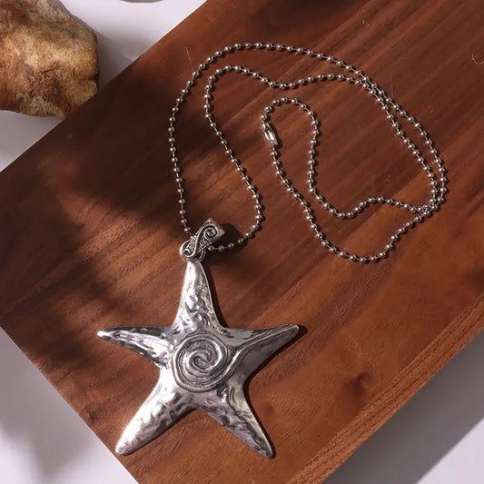Cosmic Starfish Pendant