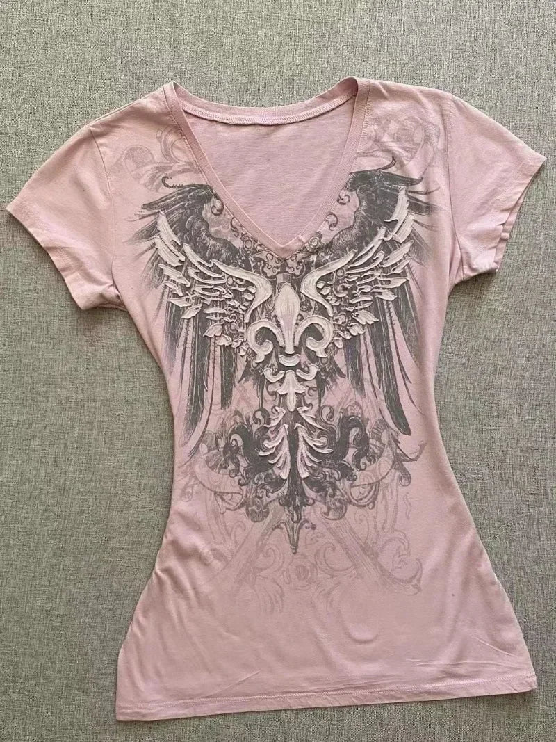 PunkPunk Angel V-Neck Tee