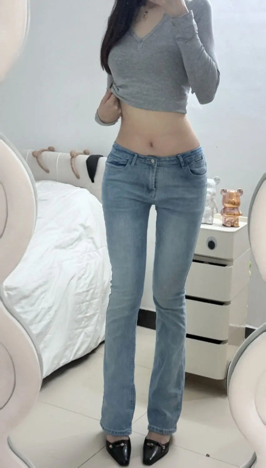 Mischievous Low-Rise Denim