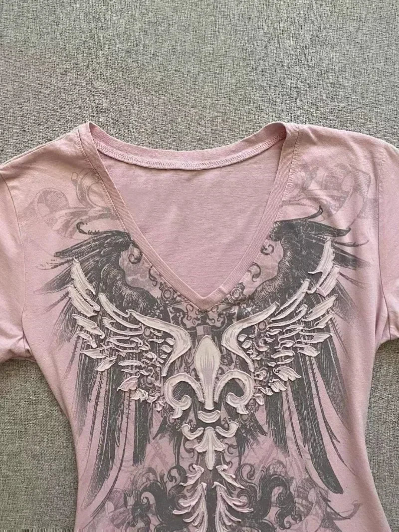 PunkPunk Angel V-Neck Tee