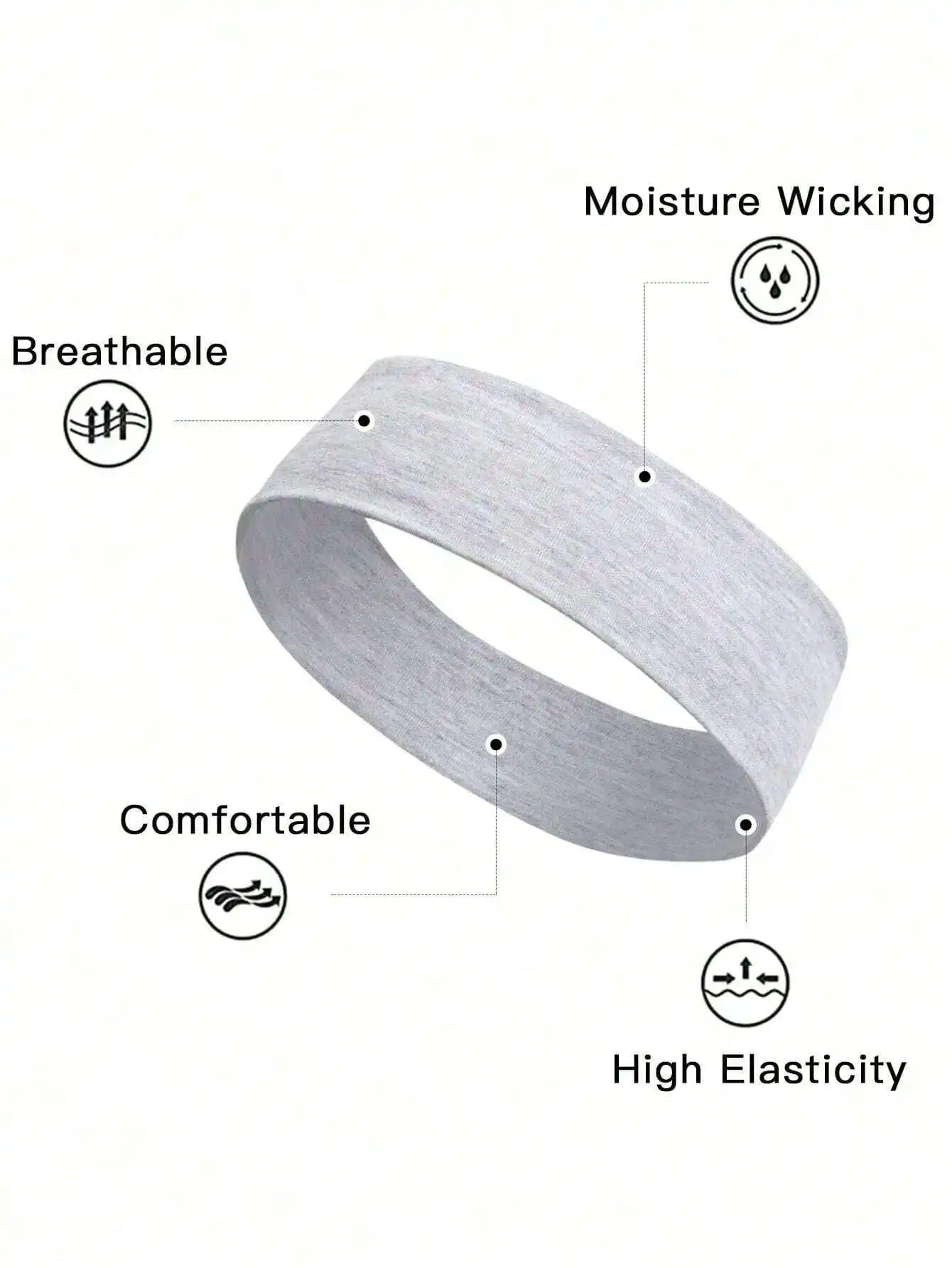 Epitome Essentials 6pc Unisex Active Headband Set